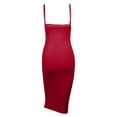 thumbnail image 3 of Txlixc Vestido de tirantes delgados para mujeres, mono de tirantes de spaghetti sólido sexy sin mangas para adultos Txlixc  moda, 3 of 4