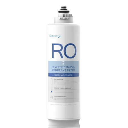 

1 Pack Waterdrop WD-G3-N2RO Reverse Osmosis membrane Filter 2-Year Lifetime Replacement for WD-G3-W Reverse Osmosis System