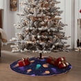 thumbnail image 6 of Bingfone Christmas Tree Skirt Mat Christmas Decoration Interior 48"-Sea Jellyfish, 6 of 8