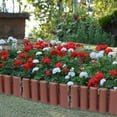 thumbnail image 5 of Anthracite Wood Look Garden Border: Plastic Garden Edging With Flexible Design For Custom Landscape Division, Anti-Corrosive & Frost-Resistant For All-Year Use, Set Of 10, 5 of 5