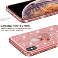 thumbnail image 5 of For Samsung Galaxy A30 / A20 Case,Ring Kickstand Glitter Cute Bling Cover for Girls Women Diamond Sparkly Compatible Case for For Samsung Galaxy A20 / A30 / A205U Phone Cases - Rose Gold, 5 of 6