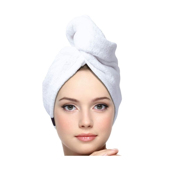 Toalla de pelo KEEPOZ 100% algodón superabsorbente para mujer