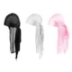 thumbnail image 2 of 3PCS Men Silky Durag Headwrap Pirate - Negro + Blanco + Rosa, 58 cm Colco Mujer Hombre Durag Sombreros, 2 of 5