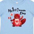 thumbnail image 4 of Inktastic My 1st Canada Day with Red and White Maple Leaves Boys or Girls Baby T-Shirt, 4 of 5