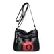 thumbnail image 1 of Hit Color Hombro Messenger Bolsos Mujer Cuero Crossbody Bolsos (Rojo) Likrtyny Para estrenar, 1 of 9