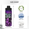 thumbnail image 4 of Animation Invader Zim Sports Insulated Water Bottles Kettle Stainless Steel Portable Cup18OZ For Travel Gym School, 4 of 8