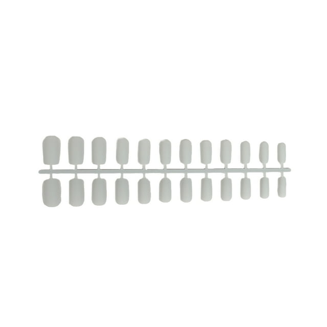 1 Set Glue on Nails Medium Length Files Strips Stick Full Cover Wraps Art Decals Artificial Beauty Tool Manicure Kit Decorations 28
