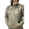 thumbnail image 5 of Realtree Men's Strike Performance APX Camo Hoodie Olive Fleece | Lightweight, Moisture-Wicking Outdoor Gear, 5 of 9