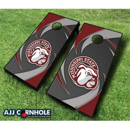 BackYardGamesUSA Mississippi State Bulldogs Cornhole Bean Bags - Set Of 8 Regulation Size Handmade Bags