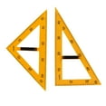 thumbnail image 1 of 2 reglas triangulares grandes con mango extraíble, escala transparente, amarillas, útiles de enseñanza para pizarra blanca escolar, pizarra de, 1 of 9