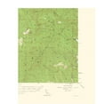 thumbnail image 4 of Topographical Map - China Mountain California Quad - USGS 1961 - 23 x 28.56 - Vintage Wall Art, 4 of 5