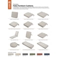 thumbnail image 3 of Classic Accessories 21"x19"x3" Grey Patio Cushion Slipcover, Montlake, 3 of 17