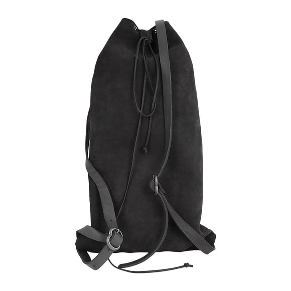 Mochila medieval única de gran capacidad, ideal para escalar, viajar y hacer senderismo. Negro