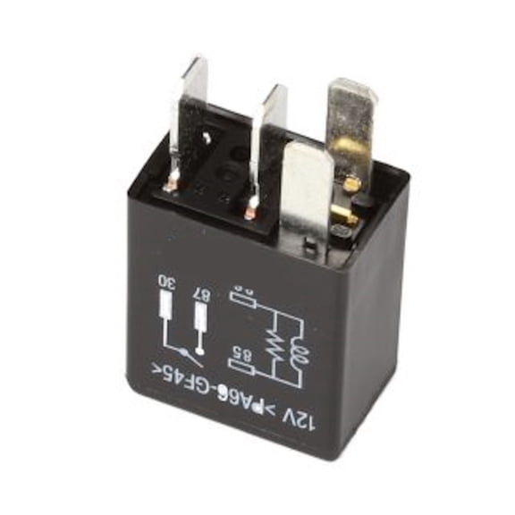 KarParts360 For Chevy Equinox 2018 2019 2020 Multi-Purpose Relay | Black | Made Of Plastic | Female Connector | 4 Male Blade Terminal | 12 VDC Voltage
