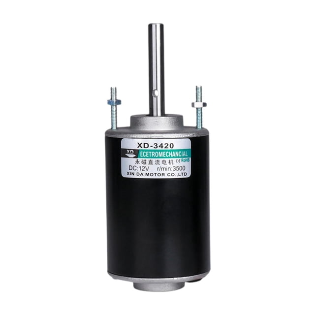 Motor de El motor eléctrico reemplaza el proyecto de bricolaje que ahorra espacio Motor silencioso Motor eléctrico Mini motor de para motores eléctricos 12 V 3500 RPM