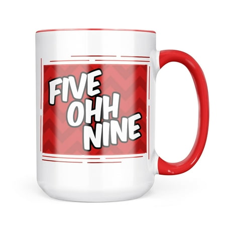 

Neonblond 509 Spokane WA red Mug gift for Coffee Tea lovers