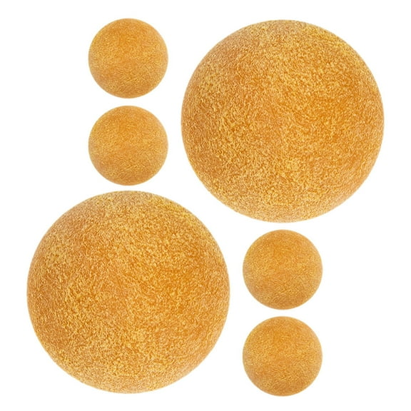 GOOHOCHY 6pcs Mini Foosball Balls Tabletop Soccer Game Replacement Balls Kids Indoor Table Football Game Accessories For Parties 36mm