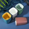 thumbnail image 5 of Portavasos de plástico para cepillos de dientes, doble capa, grueso, para enjuague bucal, para el hogar, dormitorio, baño, taza de viaje multifuncional, azul, 5 of 5