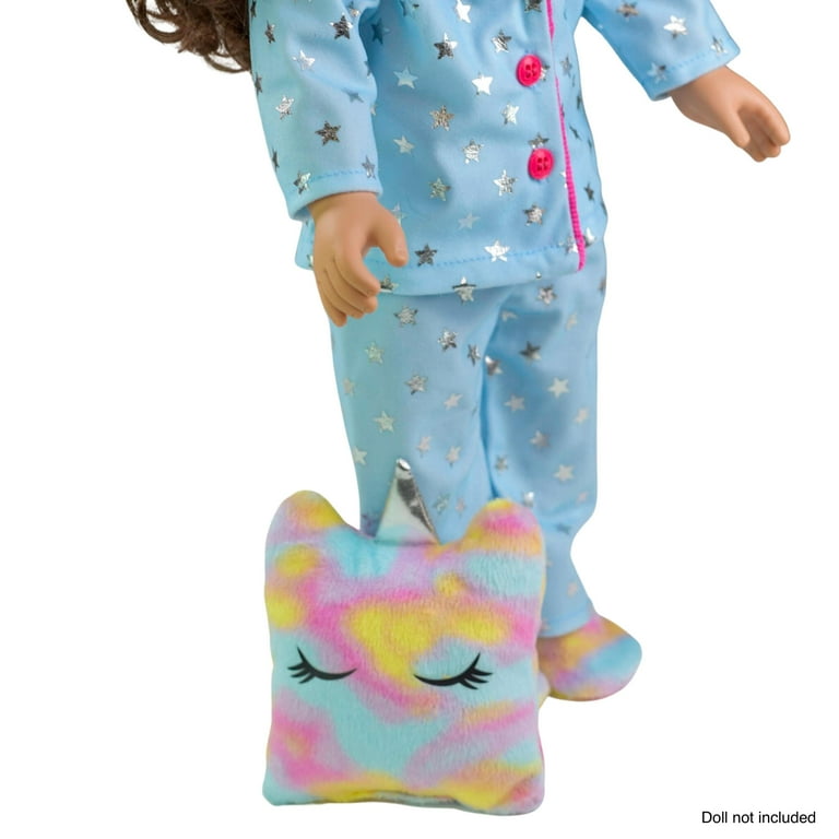 My Life As Unicorn Pajama Fashion Set for 18 inch Doll 5 Pieces Included Walmart