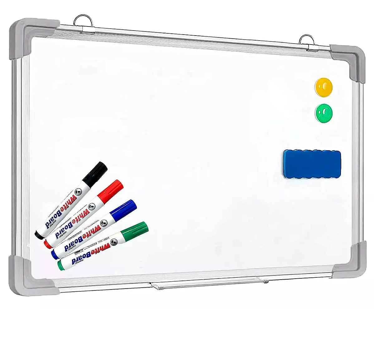 Pizarron Blanco Magnetico 60x40cm Pared Y Marco De Aluminio | Bodega ...