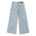 thumbnail image 2 of KIDSCOOL SPACE Girls Flare Jeans,Little Big Girl Bell Bottom Summer Denim Pants,13-14 Years, 2 of 6