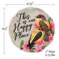 thumbnail image 3 of Spoontiques Pierre de Pas Happy Place pour Jardin Extérieur D&Atilde;&copy;cor, Multicolore, 3 of 4
