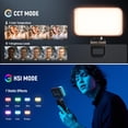 thumbnail image 4 of Luz para selfies Neewer N6C RGB con 91 LED y clip, batería de 1000 mAh, 4 of 9