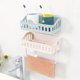 thumbnail image 2 of 1pc Kitchen Spice Caddy, Storage Rack Wall Mounted, Punch Free & Adhesive, Wall Hanging Storage Basket, Bathroom Toilet Storage Rack, 2 of 4