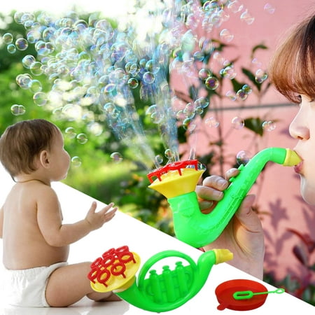 2 in 1 Water Blowing Toys Bubble Soap Blower Kids Child Summer Outdoor