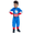 Captain America Blue, variant on Marvel Avengers Baby Boy or Girl Cosplay Hooded One Piece Captain America Blue