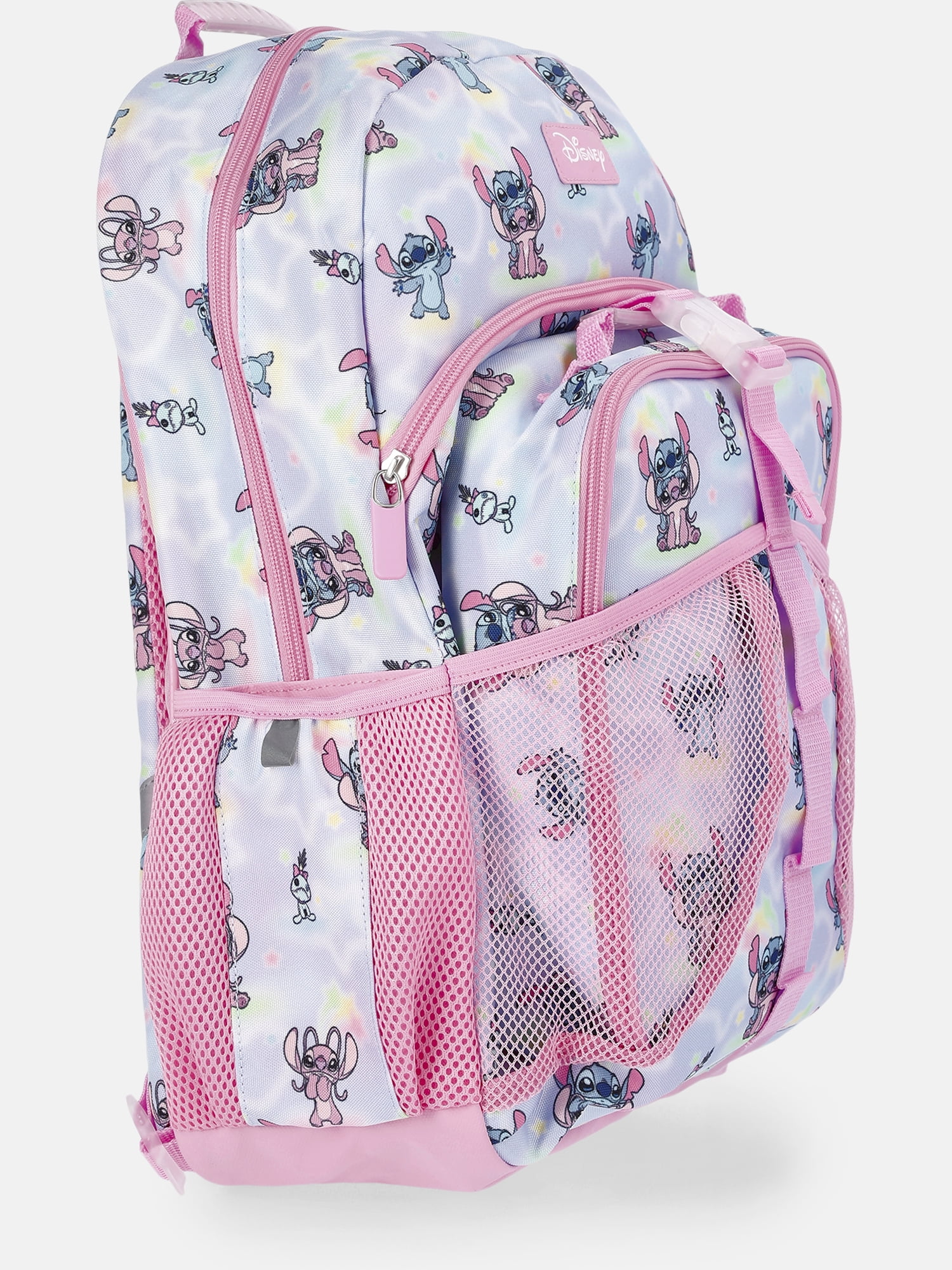 Disney Lilo and Stitch Kids Unisex 17" Modern Backpack Set, Blue