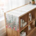 thumbnail image 6 of Table Runners 70 Inches Long Dress Scarves, Floral Leaves Farmhouse Coffee/Dining/Kitchen Table Decor, Holiday Table Runner, Summer Botanical Weeping Watercolor 13x70 Inch, 6 of 9