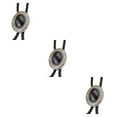 thumbnail image 1 of Corbata Bolo Sonducket para hombres y mujeres con cordón de cuero PU y colgante de piedra Type1 NO1, 1 of 6