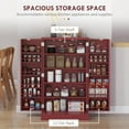 41" Kitchen Pantry Storage Freestanding Kitchen with 12