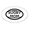 thumbnail image 1 of CafePress - Rugby Mom Sticker - Sticker (Oval), 1 of 1