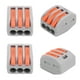 thumbnail image 5 of Conector De Cableado De Empuje Terminal De Cable 100 PCS Tamaños Compactos Retardante De Llama Con Orificios De Prueba Para Prensado De Cables Eléctricos ANGGREK Eléctricas, 5 of 8