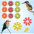 thumbnail image 4 of Harlier 30 PCS Hummingbird Feeders Replacement Flowers, Hanging Bird Feeding Ports Replacement Decorative Flower for Hummingbird Feeder, Red and Yellow Hummingbird Feeder Parts, 4 of 5