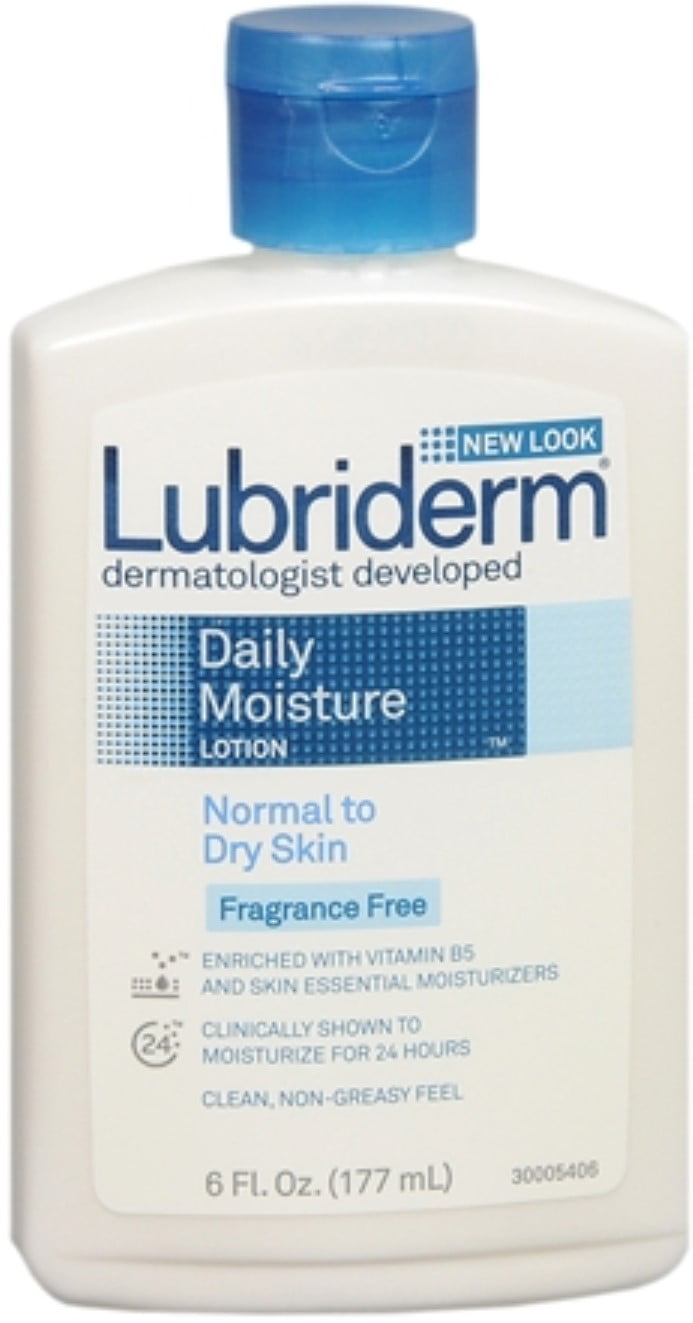 4 Pack Lubriderm Daily Moisture Lotion Fragrance Free 6 oz Walmart