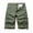 Army Green, variant on Leesechin Mens Shorts Cargo Workwear Classic Relaxed Casual Half Shorts