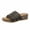 Black, variant on Boho Platform Mesh Wedges for Women, Beach Slip On Wedge Shoes, Fashion Open Toe Travel Walk Chunky Slides