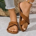 thumbnail image 5 of Willtoo Women Comfortable Flat Beach Sandals With Wide Straps For Outdoor Spring Summer 2026, Ladies Casual Wrap Around Open Toe Shoes, 5 of 7