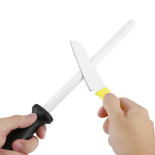  Ceramic Replacement Honing Rods/Crock Sticks for Idahone and  other Knife Sharpeners (White Fine Grit, 2): Home & Kitchen