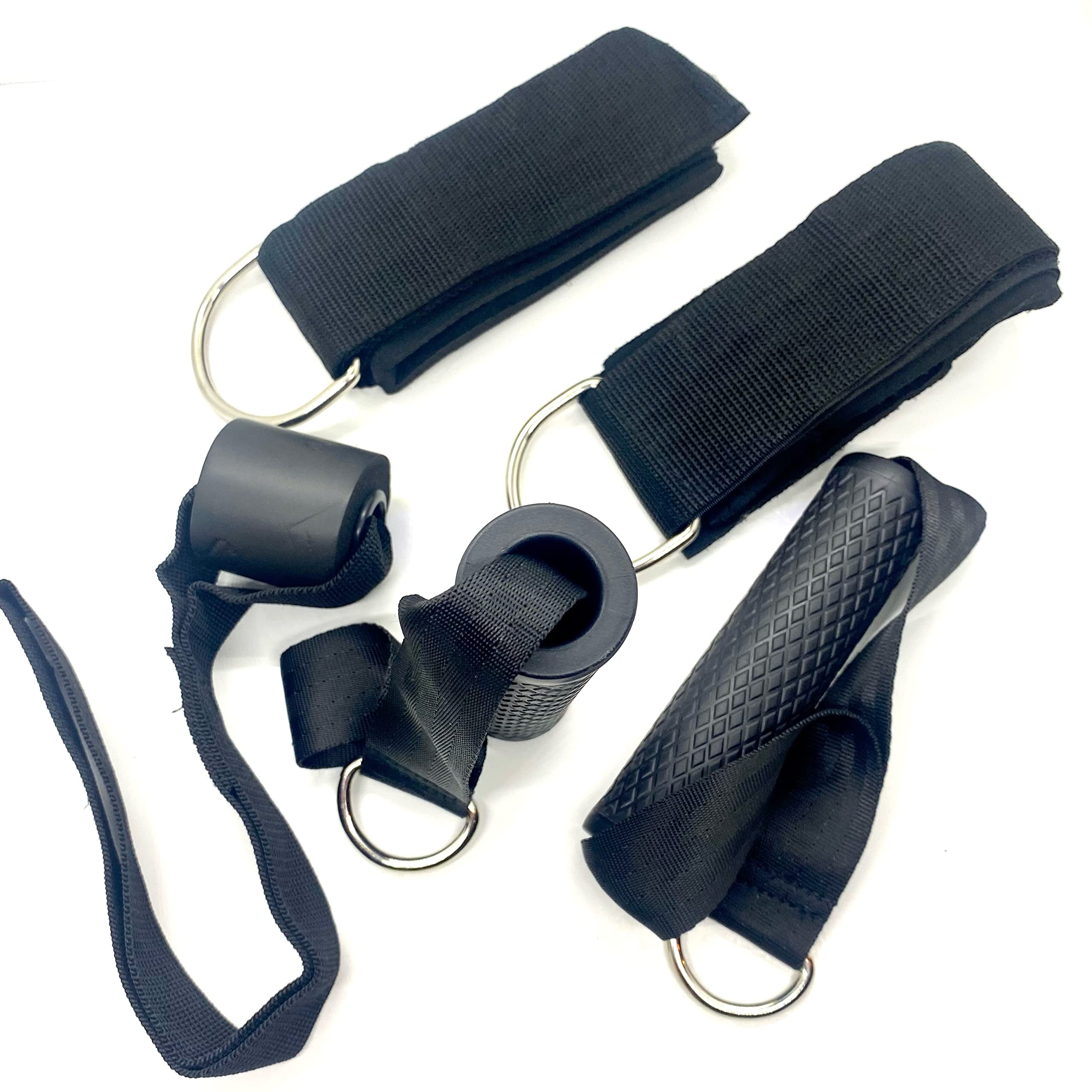 Wavetools Therapy Set of 4 Nylon Covered Professional Quality Resistance Bands. Paired Bands in 2 Strengths for Optimal Strengthening, Recovery, and Rehabilitation
