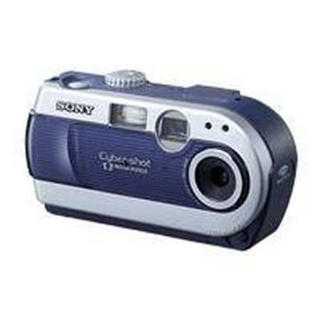 Sony Cyber-shot DSC-P20 - Digital camera - compact - 1.3 MP - black, blue, silver