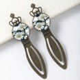 thumbnail image 3 of Daisy Vintage Copper Crown-Shaped Bookmarks: Stainless Steel Material, Gift Set for Readers and Book Lovers - Includes 2 Bookmarks, 3 of 5