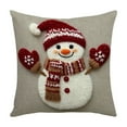 thumbnail image 2 of Holiday Decor Christmas New Christmas Pillow Cover Festival Decoration Sofa Decoration Linen Pillow C One Size, 2 of 6
