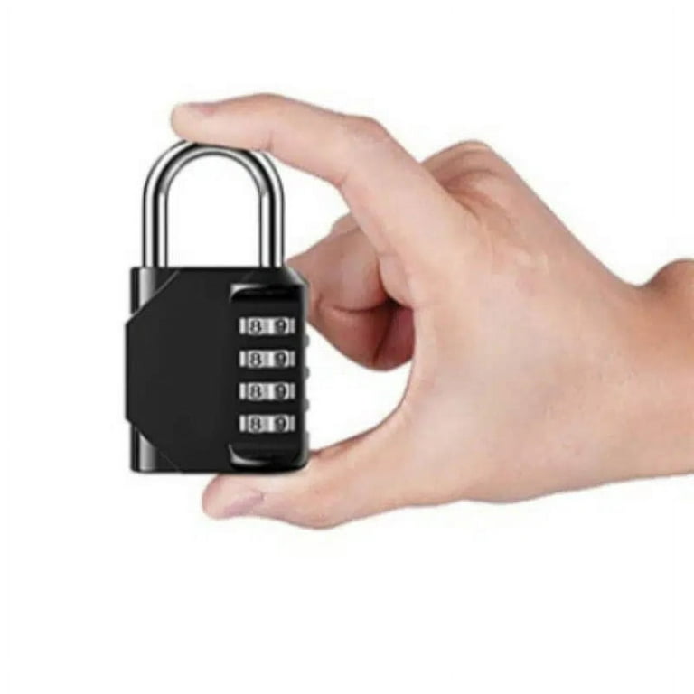 Small Combination Lock with 4 Digit Outdoor Waterproof Locker