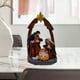 thumbnail image 5 of Estatuilla de Natividad Pintada a Mano Religiosa Escultura Tradicional Resina Nacimiento de Jesús para Regalo de Boda Favores, 5 of 9