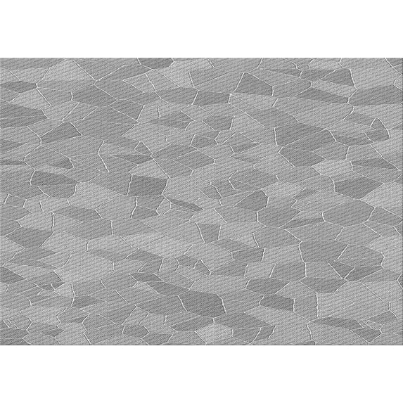 Ahgly Company Indoor Rectangle Patterned Battleship Gray Area Rugs, 3' x 5'