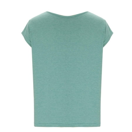 

Simplmasygenix Women Tops Summer Clearance Womens Casual Loose Soft Cap Sleeve Solid Color T-Shirt Blouse Tops